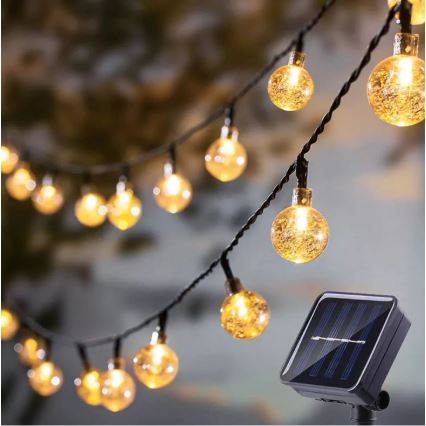 LED Ηλιακή αλυσίδα 6,9μ 50xLED/1,2V