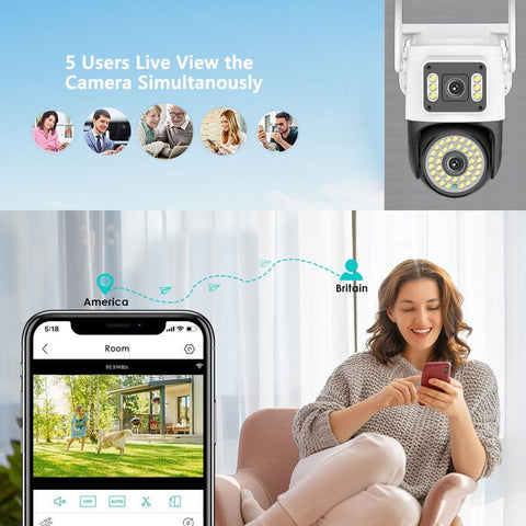 LLSEE CCTV κάμερα 360 CCTV κάμερα YOOSEE